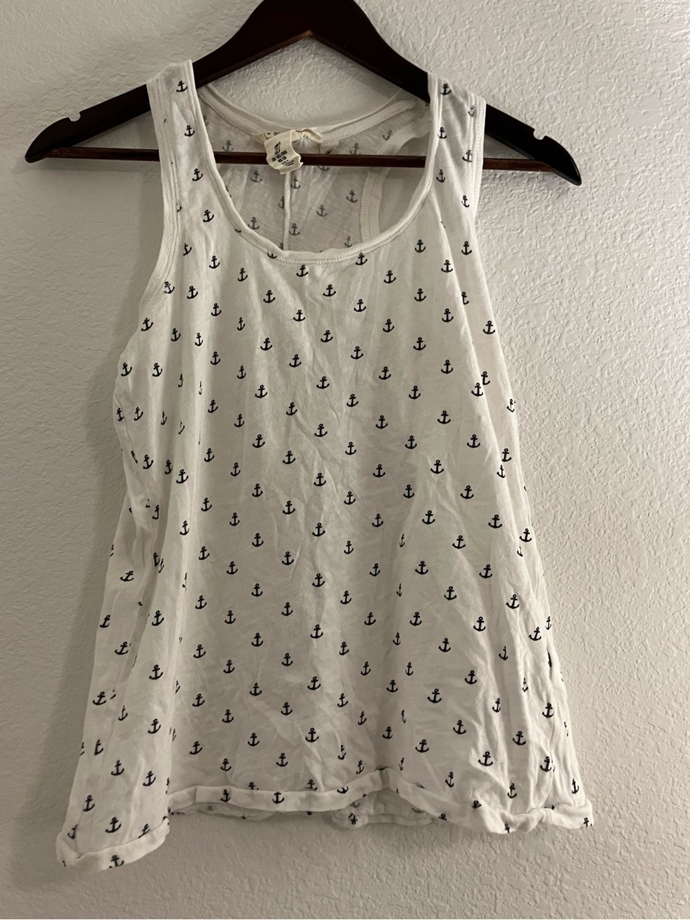 Anchor Pattern Tank Top